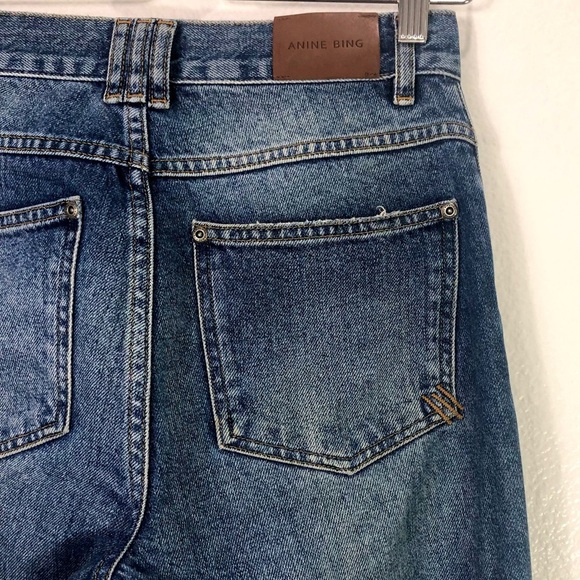 ANINE BING Medium Wash Straight Jeans - Picture 5 of 15